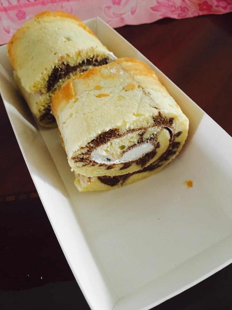 lin臭臭做的黑旋风蛋糕卷双色变式超好看又名风火轮儿17310修订