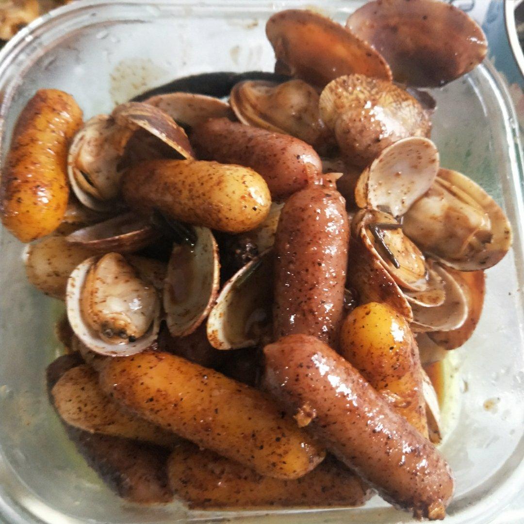 鲜汁辣味蛤蜊炒年糕——太太乐鲜鸡汁