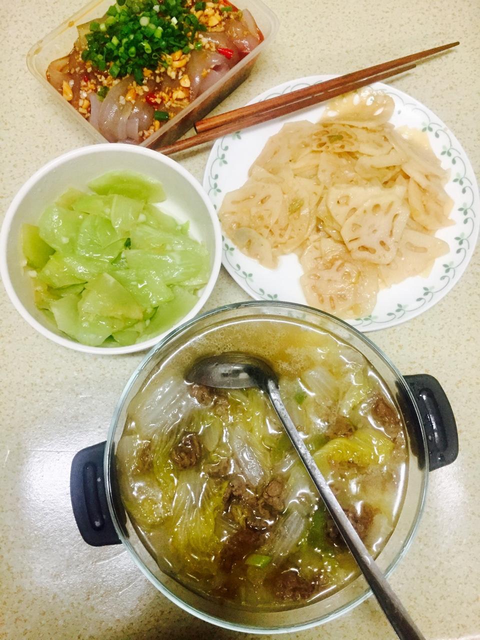 肥牛白菜汤