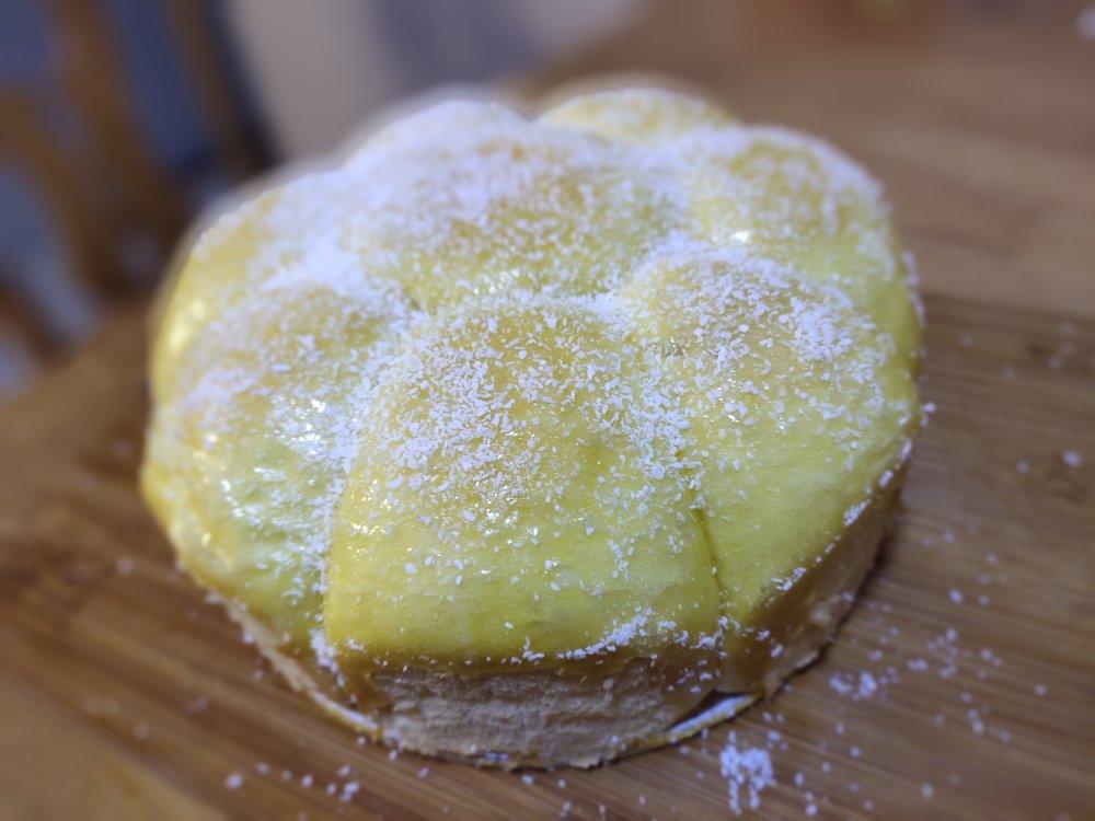 超松软的蒸面包