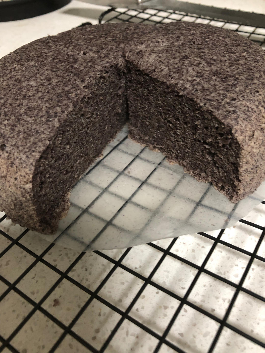 黑米蒸糕
