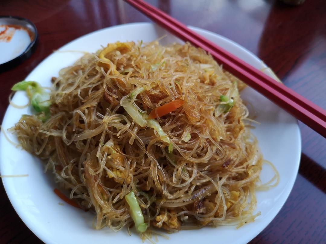 鸡蛋炒米粉，正确泡发干米粉，不碎、不坨、不粘锅、口感Q弹