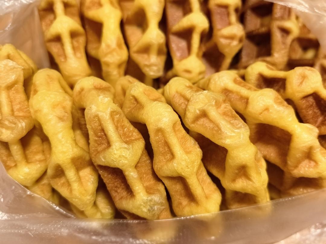 南瓜蜜豆华夫饼