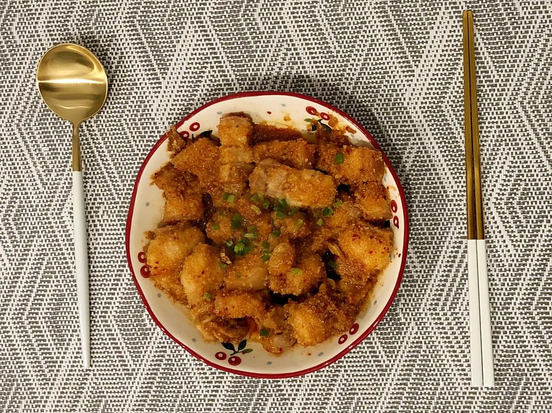 粉蒸肉-松下升级版蒸烤箱JK101W