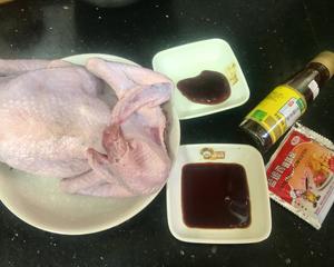 盐焗鸡(电饭煲)&鸡油饭的做法 步骤1