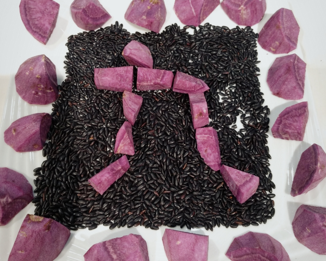 黑米紫薯奶的做法