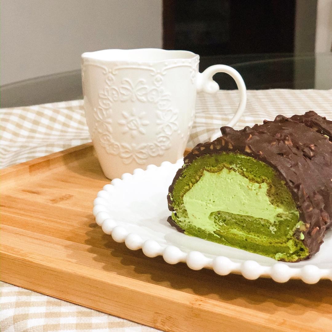 日式抹茶蛋糕卷