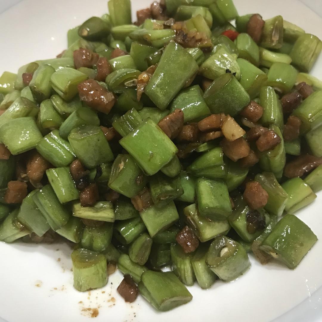 肉沫豆角下饭菜