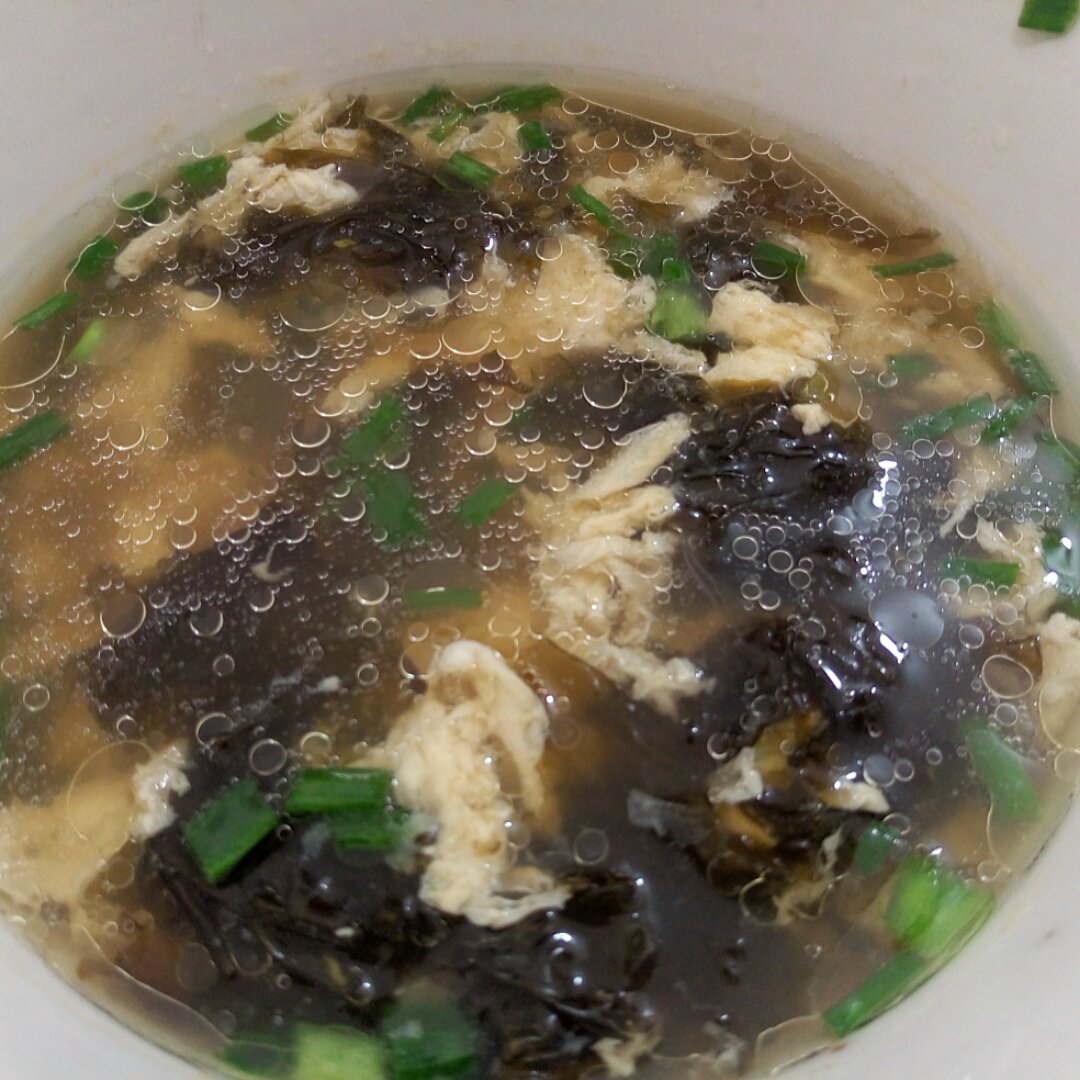 黛竹墨香做的家常紫菜汤