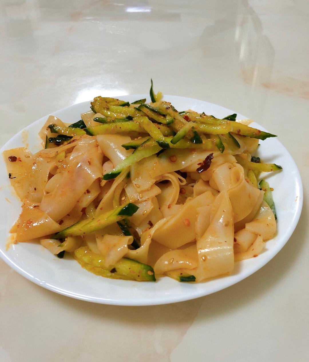 不用水洗的自制凉皮，零失败