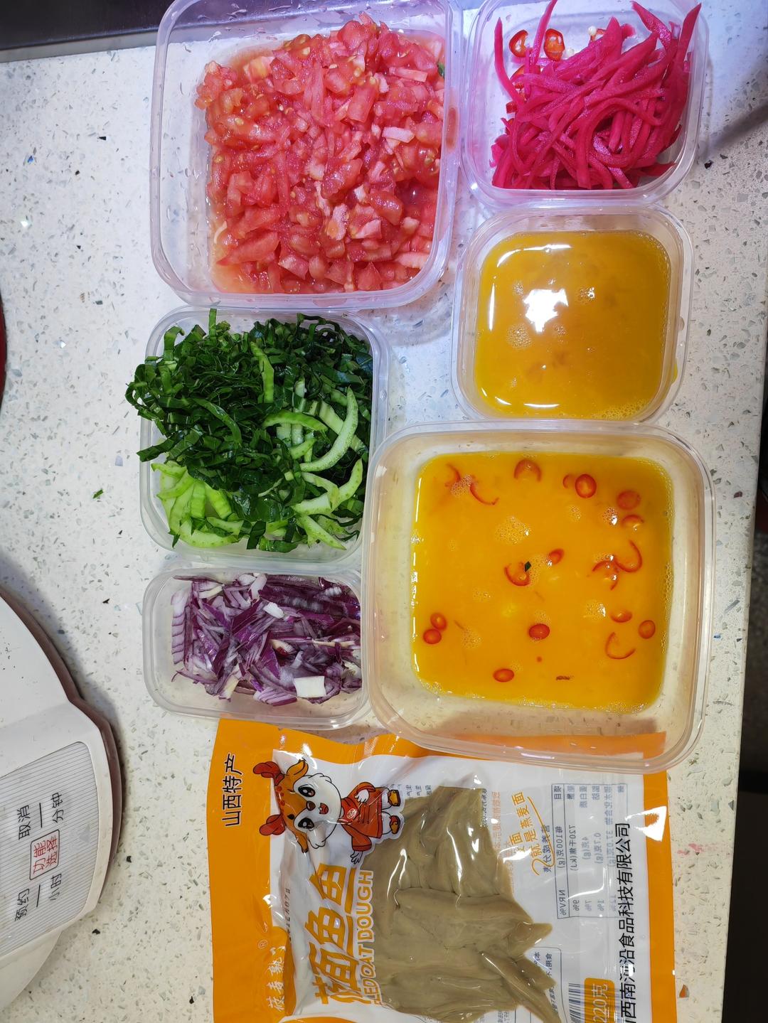 酸暖开胃面鱼疙瘩汤