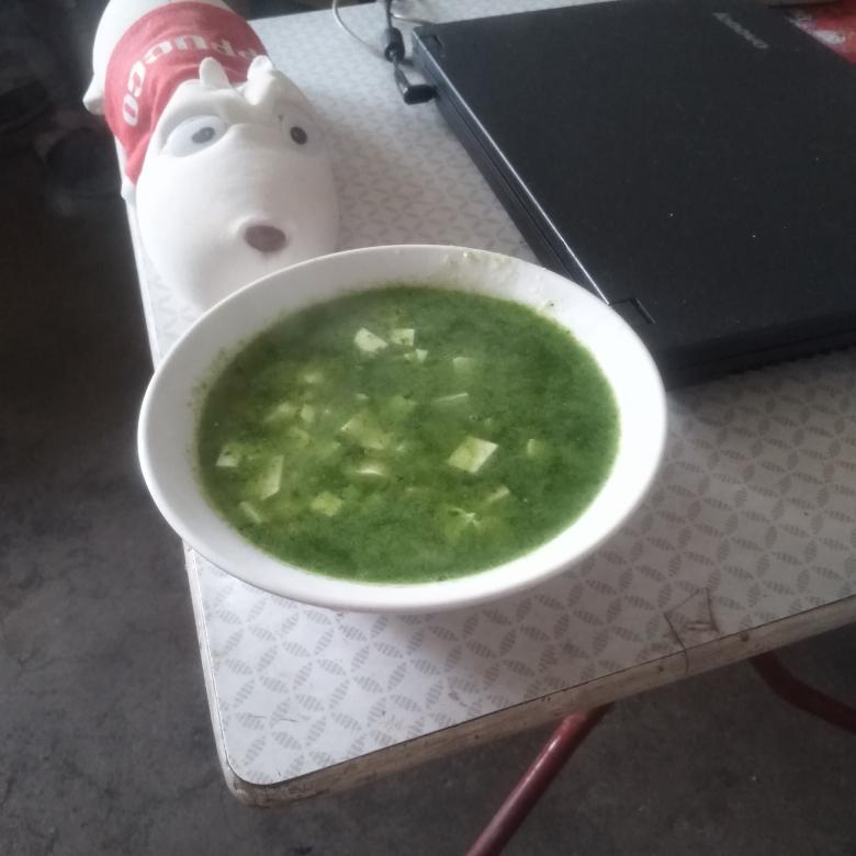 青菜豆腐羹（无油菜）