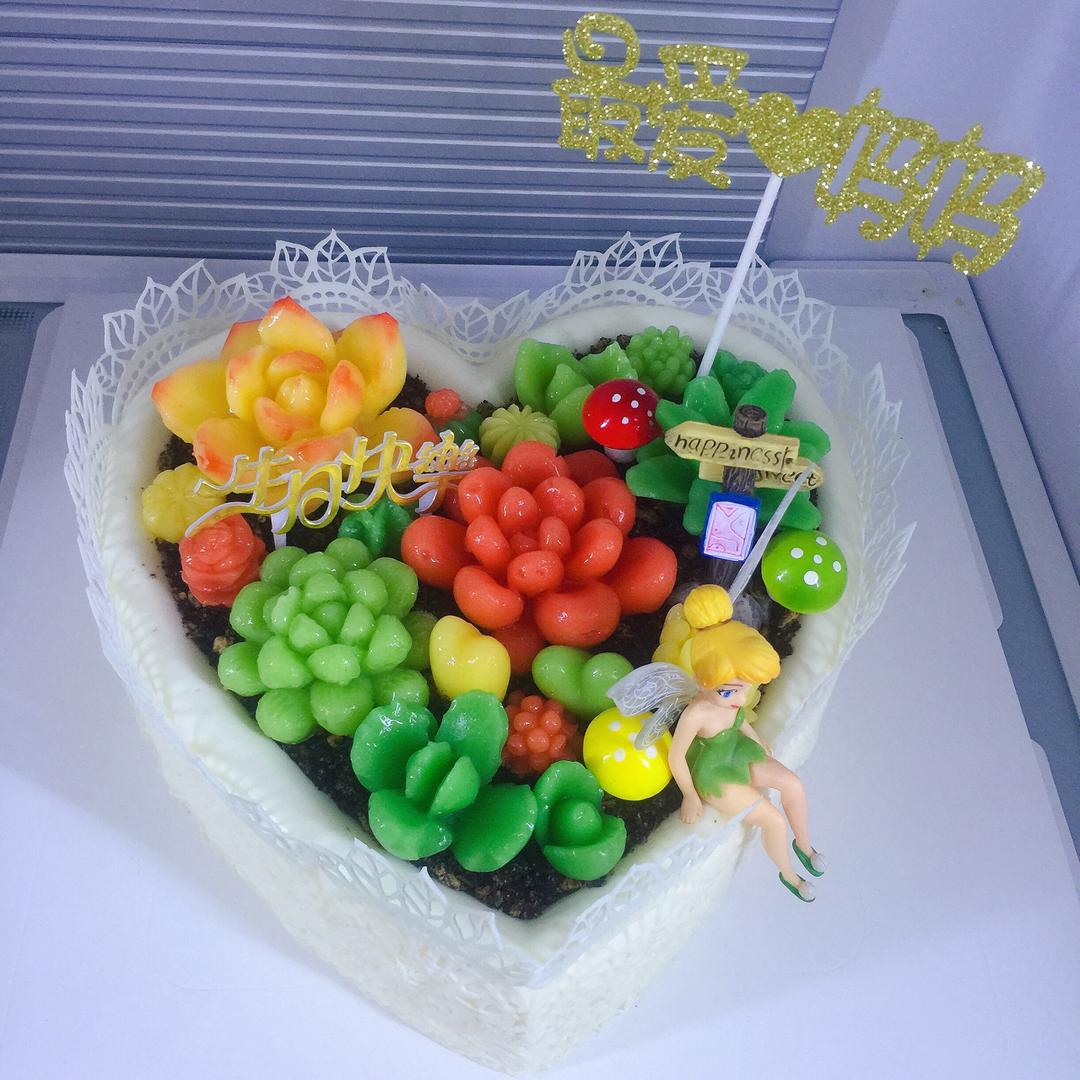 堂妈的多肉蛋糕