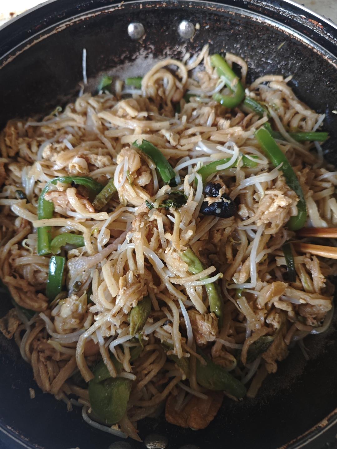 陕西私房炒饼[内附饼丝做法]