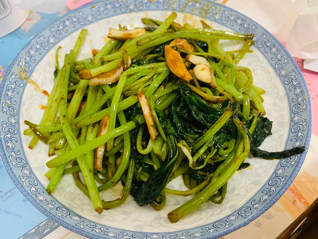 怎么炒好一碟番薯苗