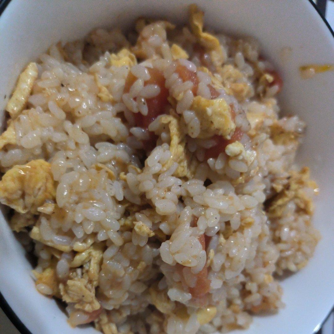 简单美味❗️好吃到舔盘的番茄炒蛋拌饭