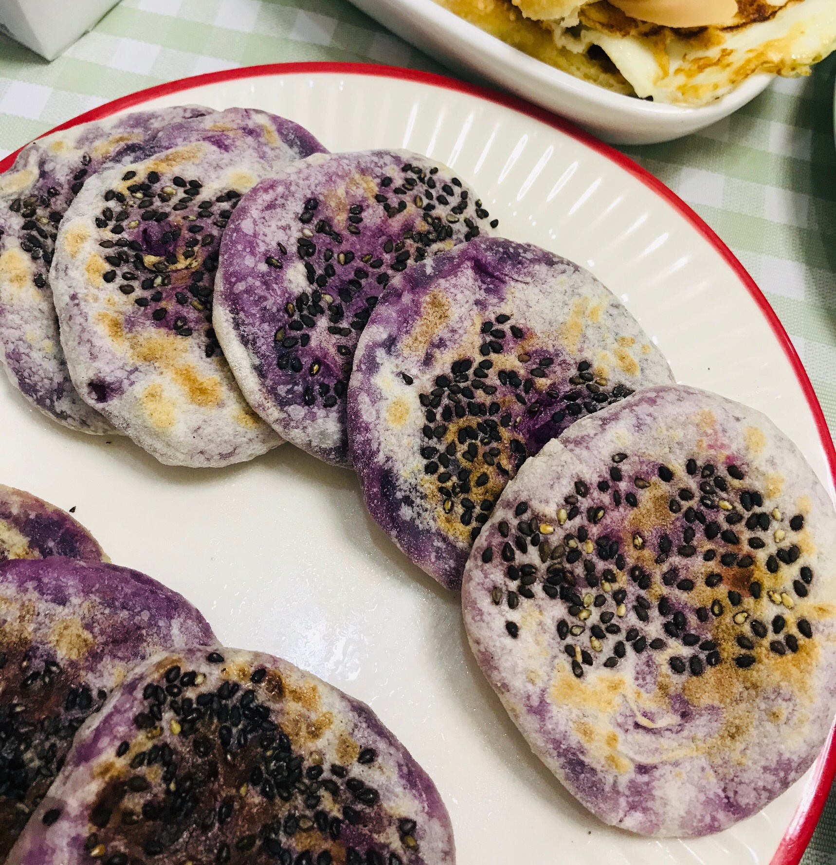减脂紫薯饼的做法