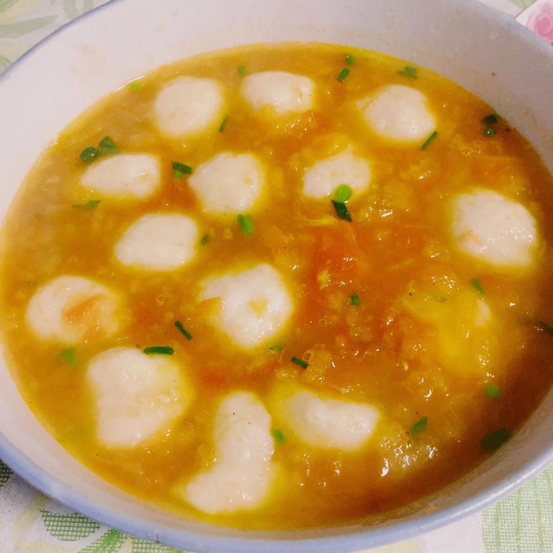 番茄鱼丸豆腐汤
