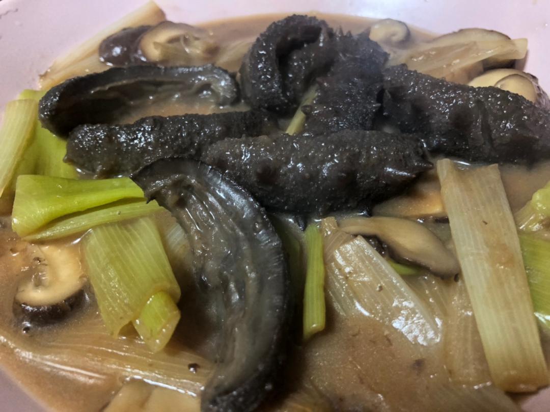 超简单葱烧海参