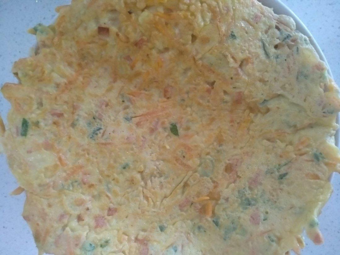 胡萝卜鸡蛋饼