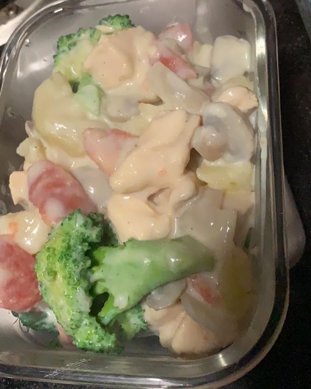 灬 蔠点°做的奶油炖菜