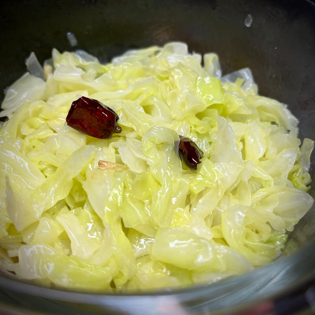 凉拌包菜丝（凉拌圆白菜丝）节能减排减肥餐