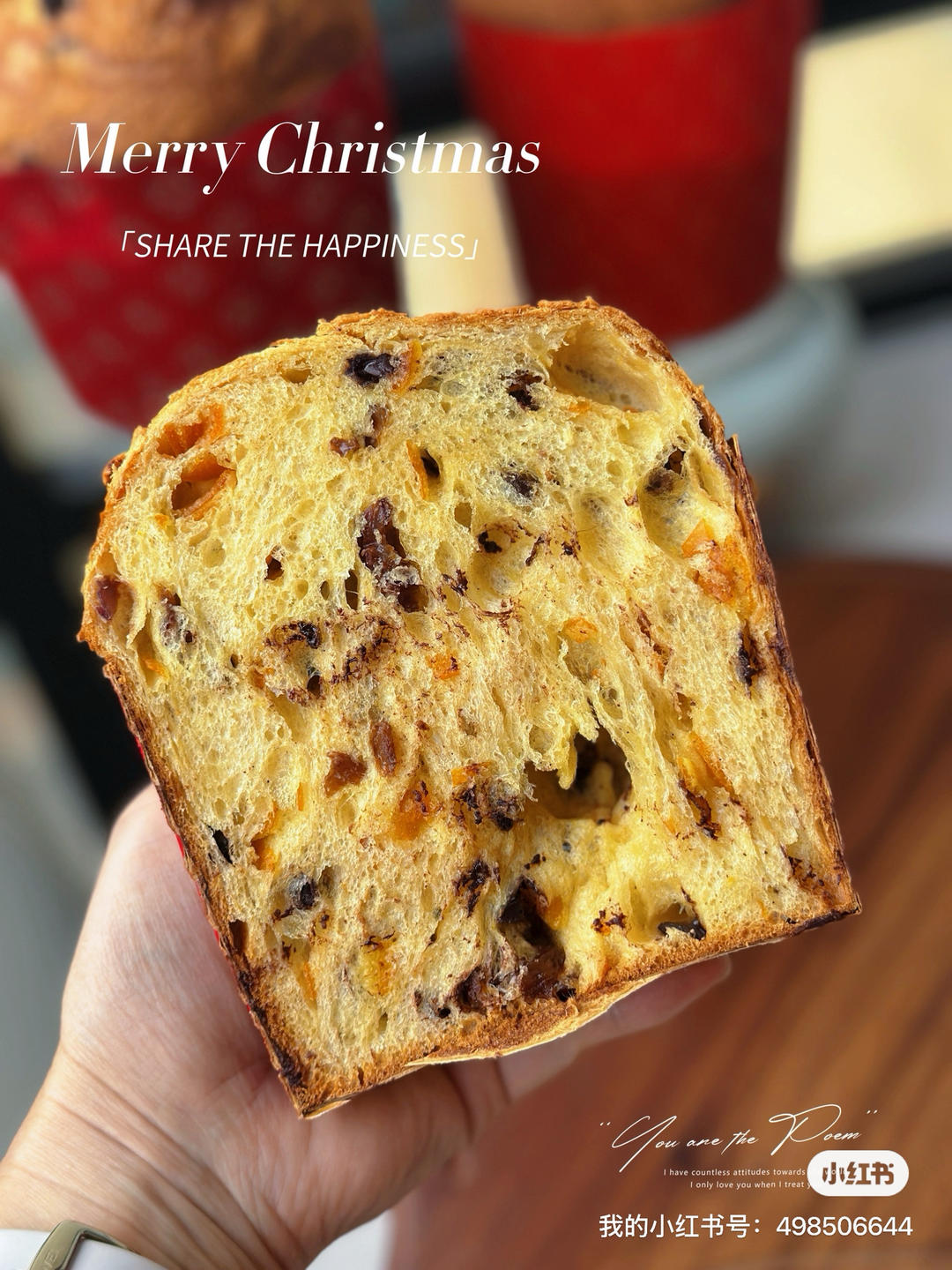 不需要水式酵母，家庭版潘纳托尼，这味道太好吃了！