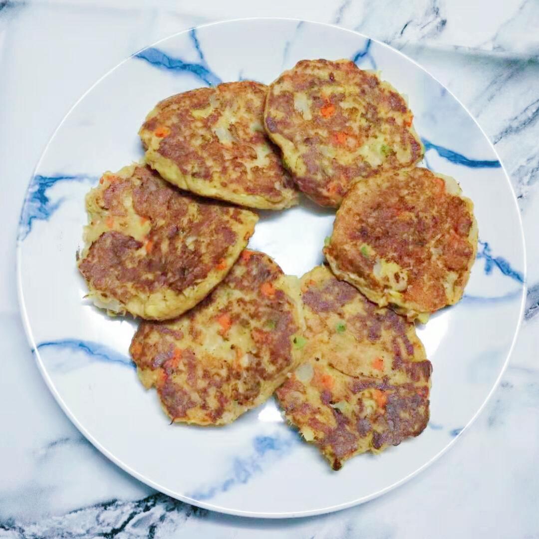金枪鱼豆腐饼