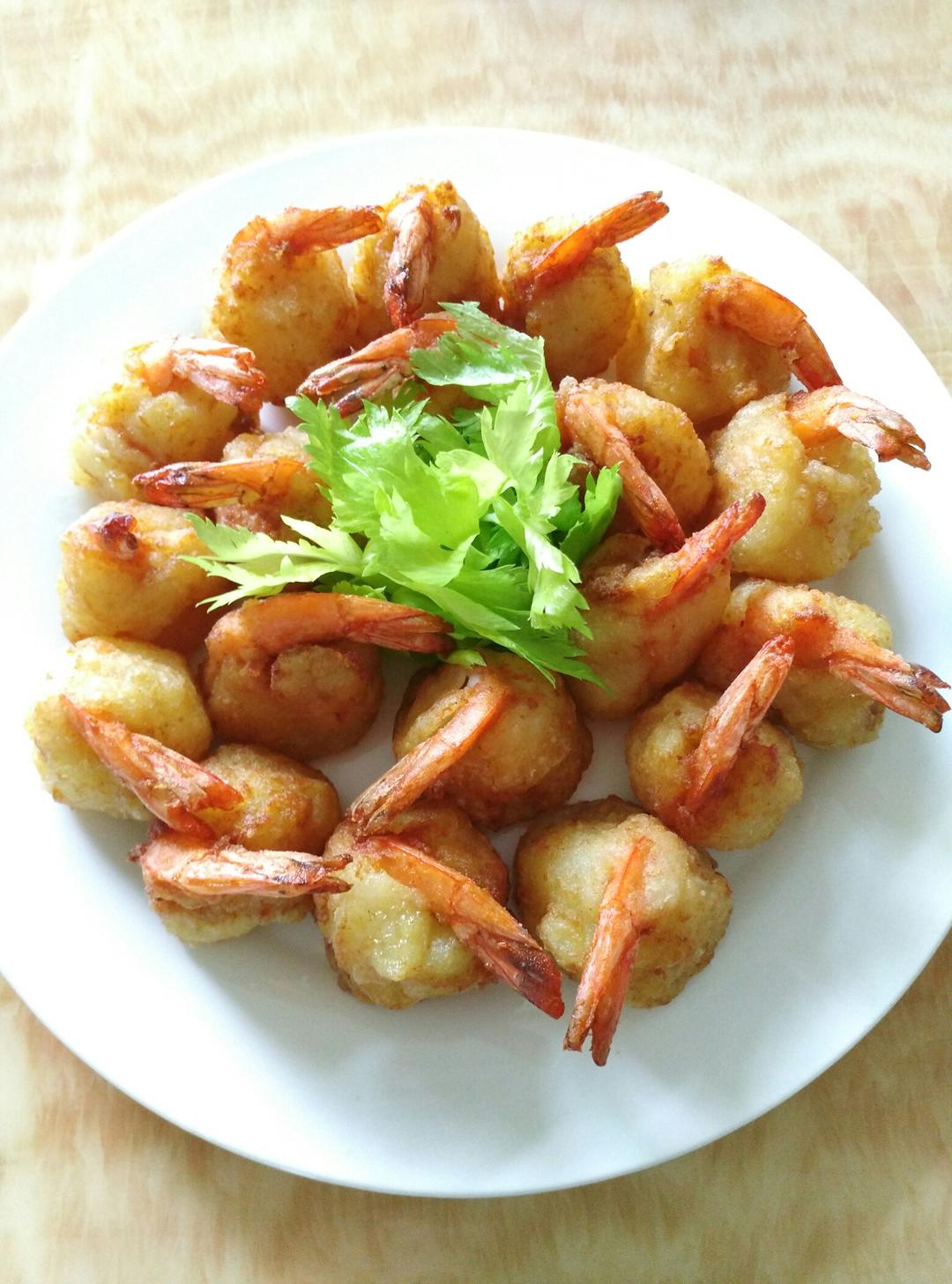 土豆虾球