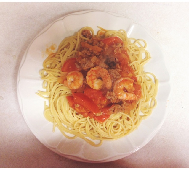 番茄肉酱意大利面
