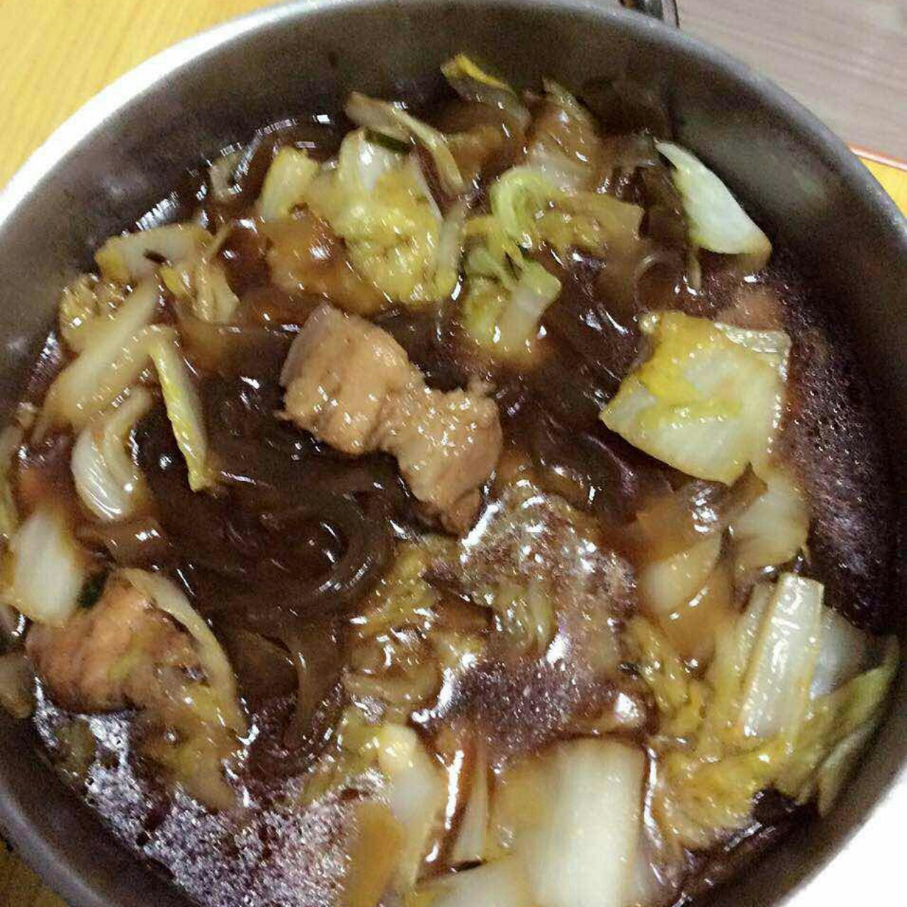 猪肉白菜炖粉条