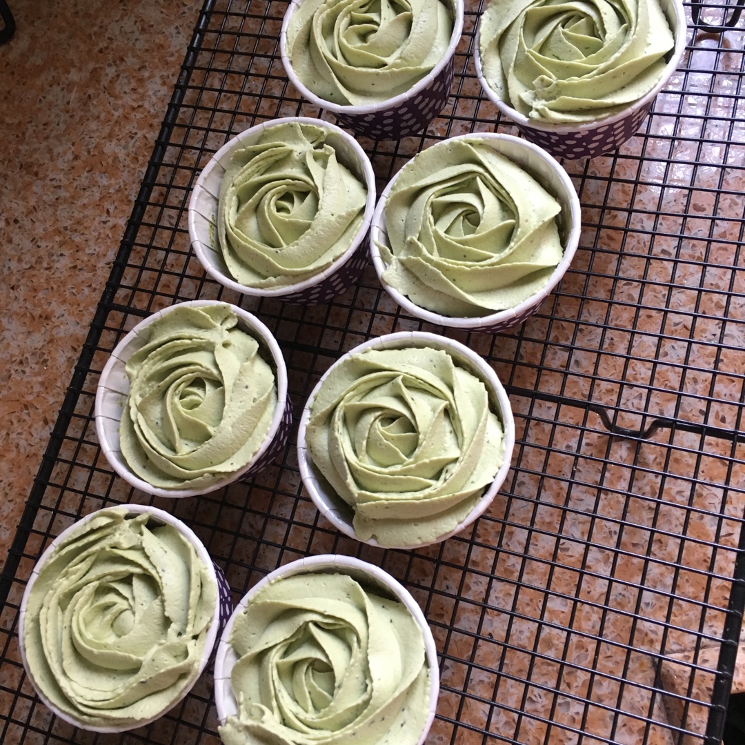 Double Matcha Cupcake双重抹茶纸杯蛋糕