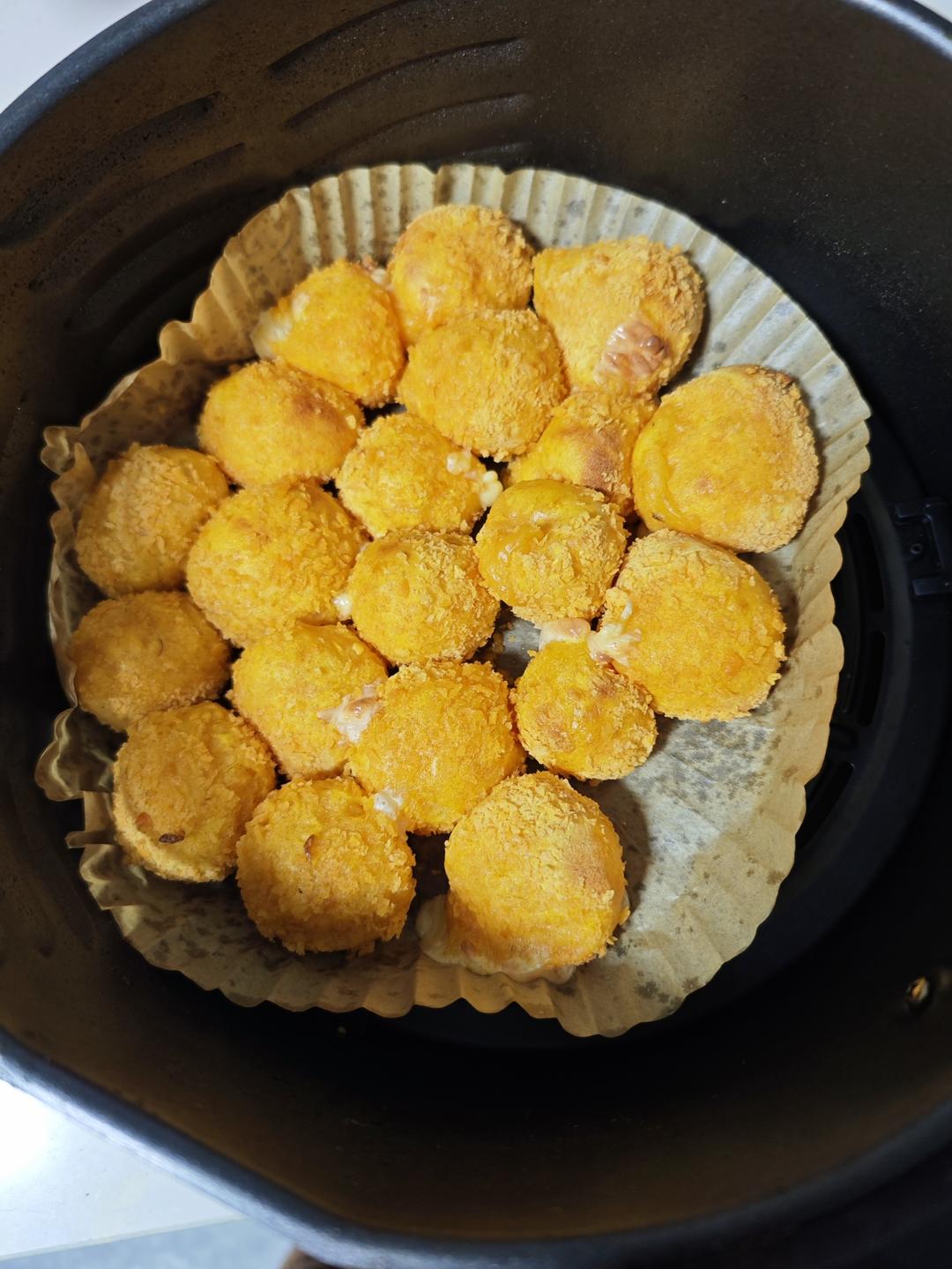 空气炸锅版红薯球