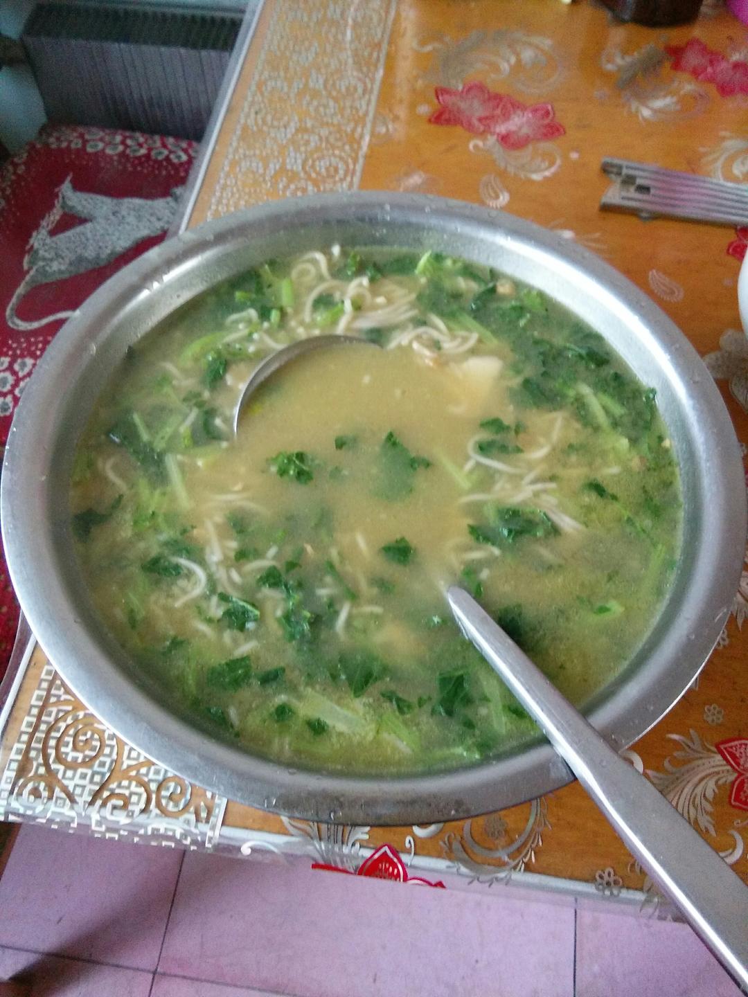 清汤（老白菜）面条（家的味道）的做法