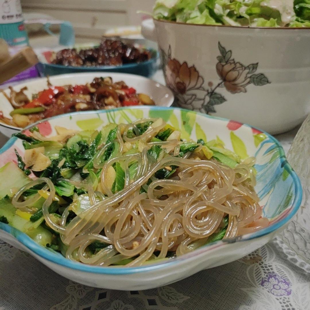 超级下饭❤️粉条炒小白菜