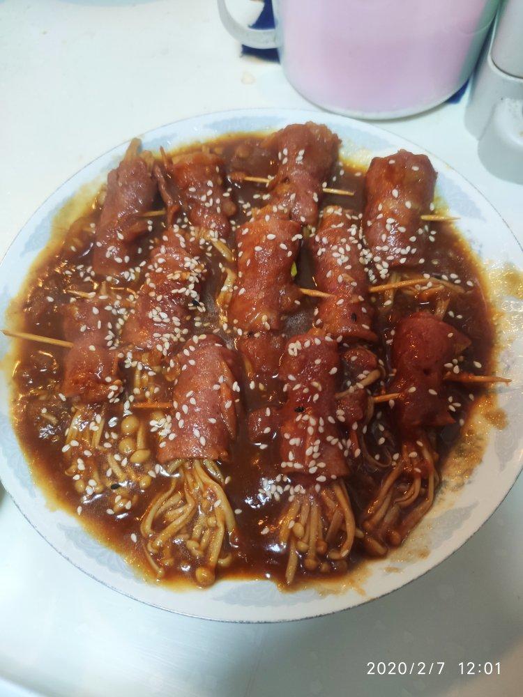 金针菇培根卷