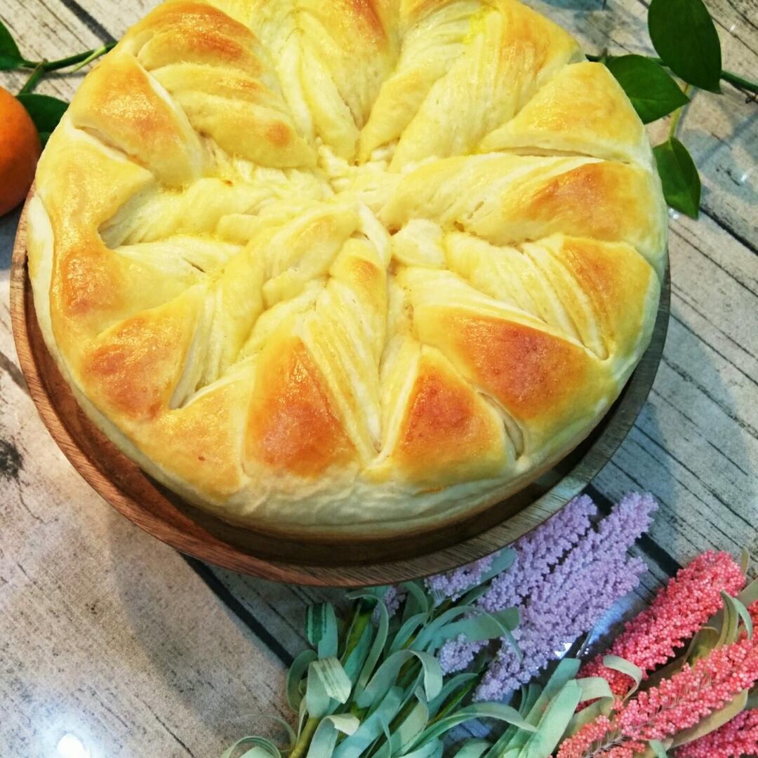 手撕千层花朵面包
