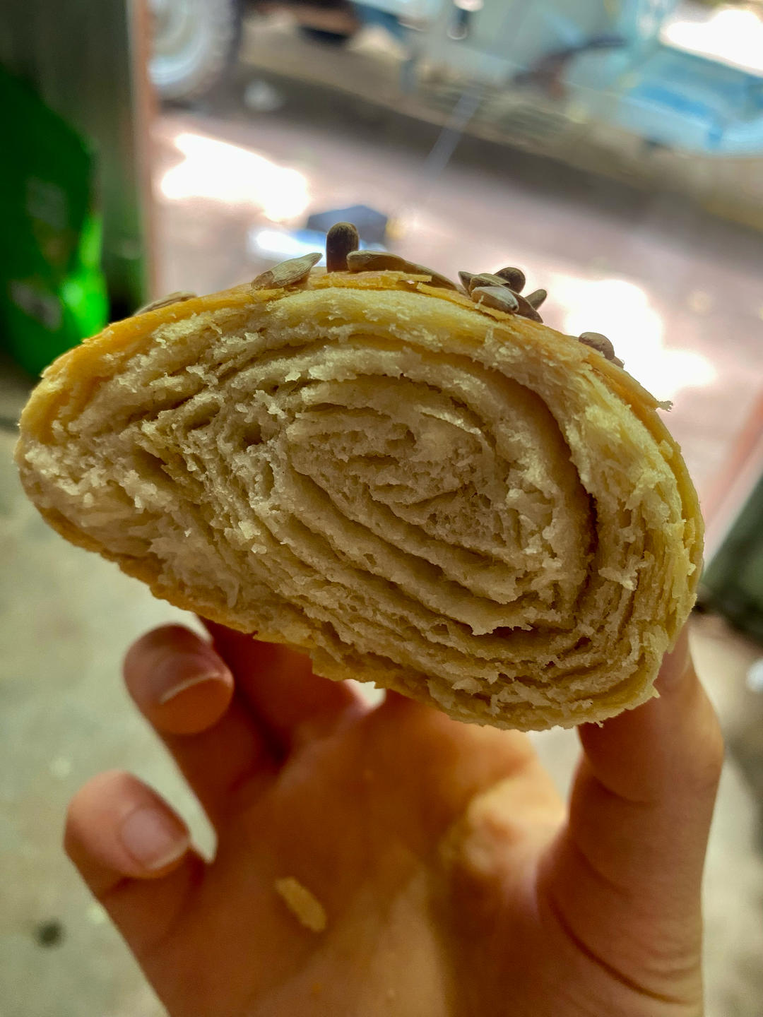 油盐千层烧饼