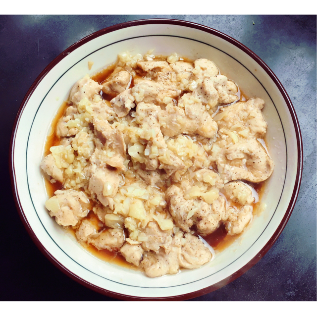 蒜蓉蒸鸡胸（鸡腿）
