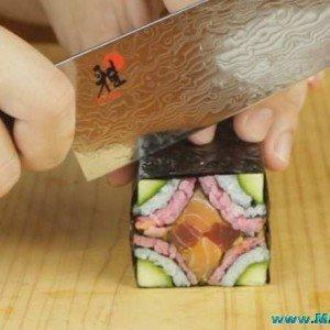 马赛克寿司卷Mosaic Sushi Roll的做法 步骤12