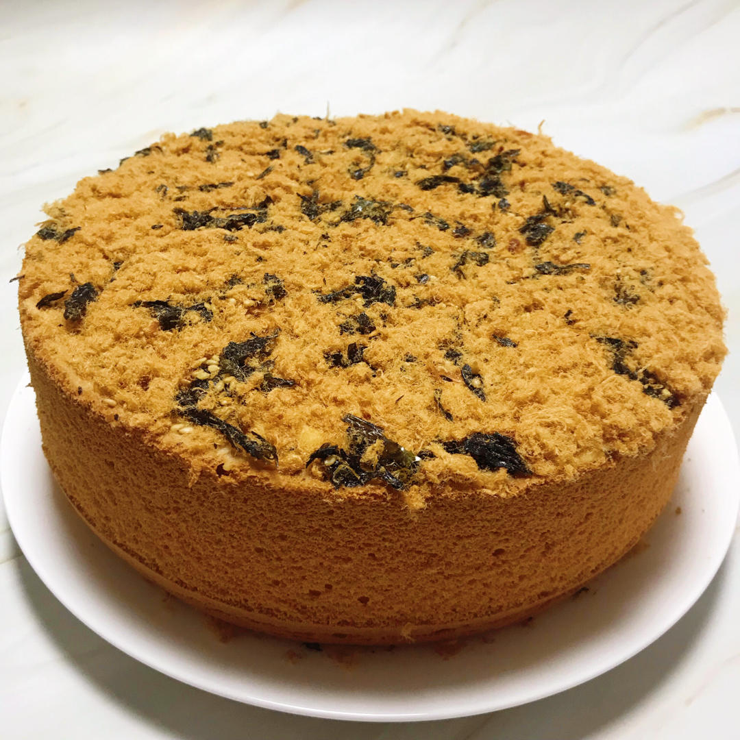 海苔肉松戚风蛋糕