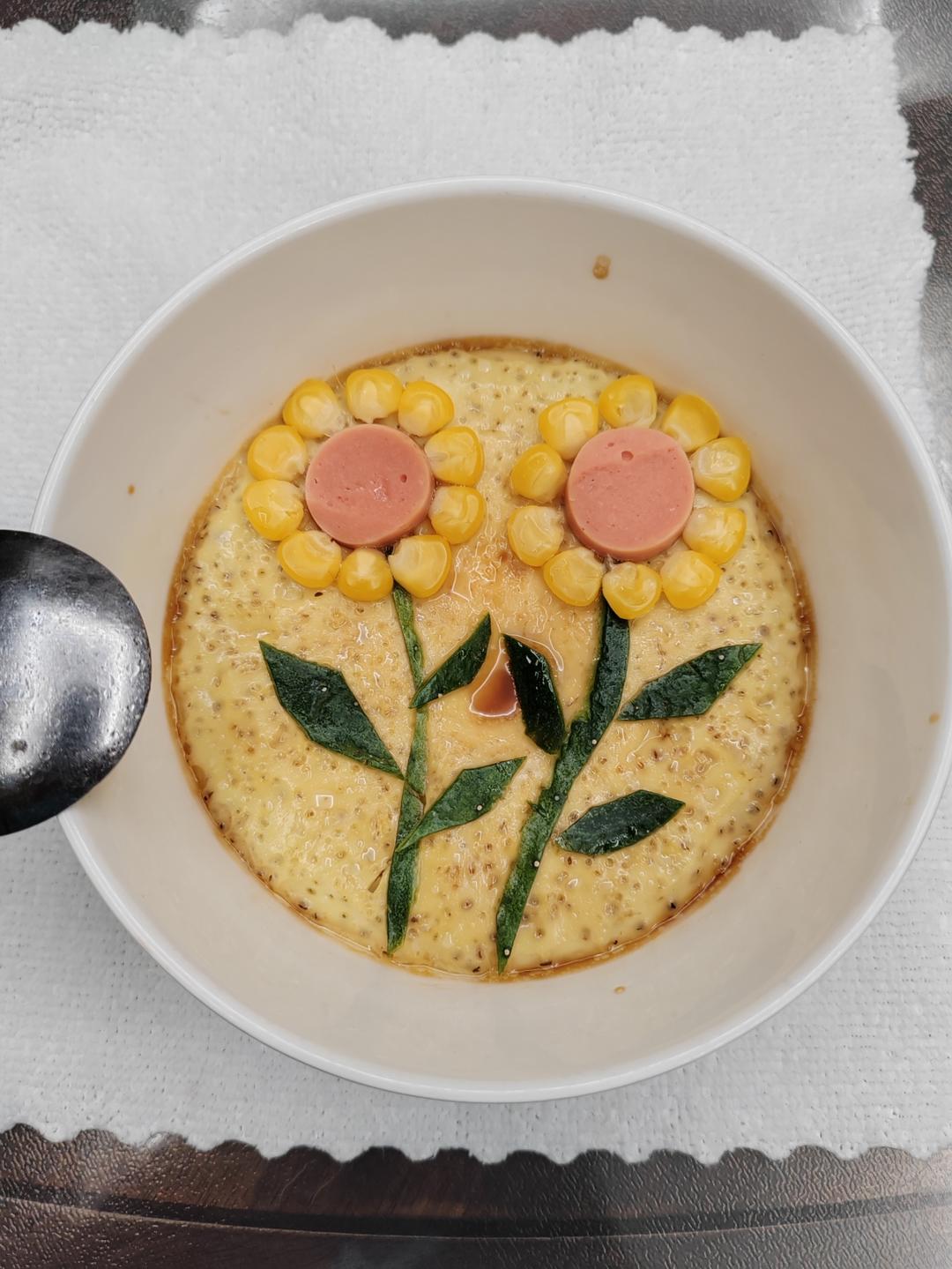 🌻向日葵水蒸蛋