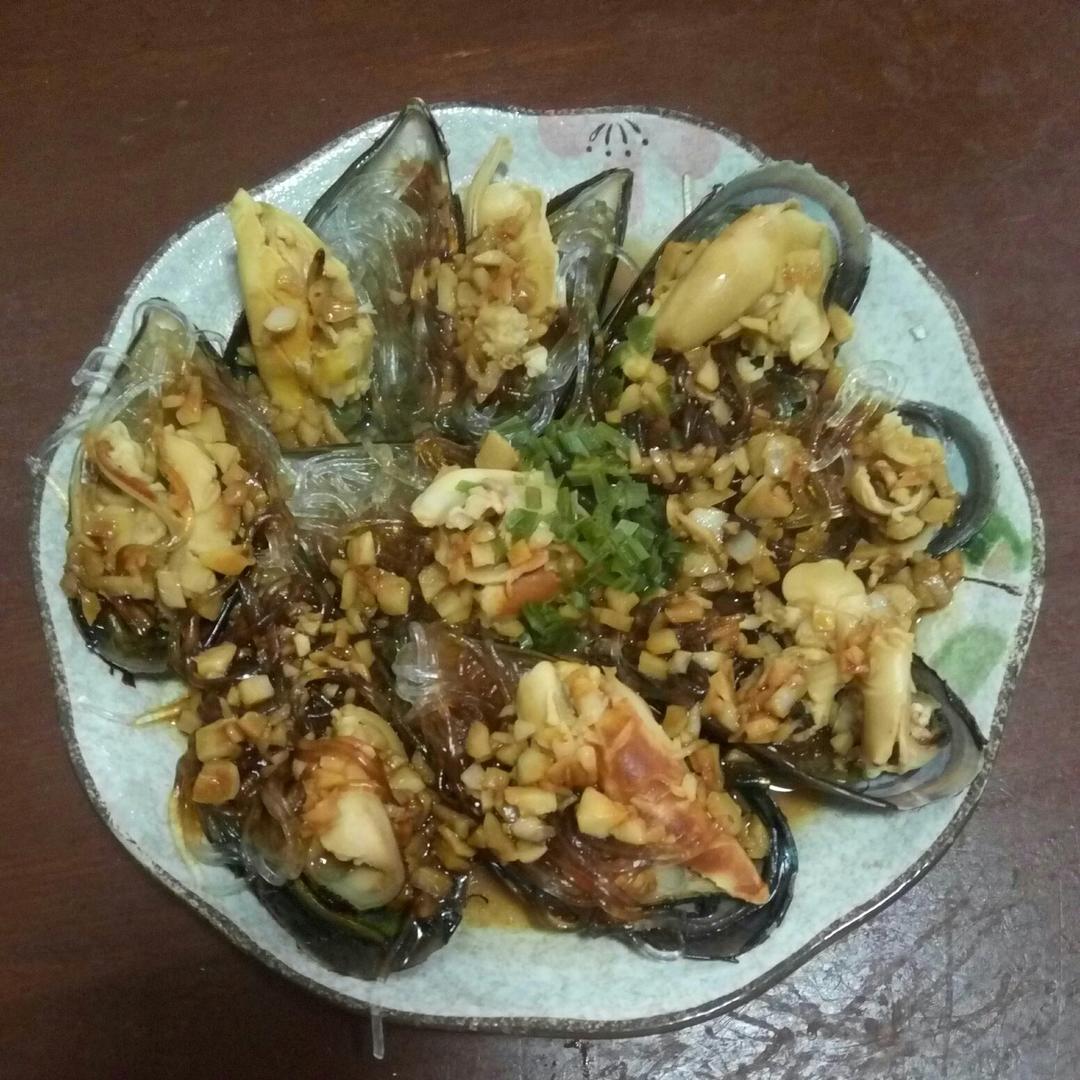 【山姆厨房】蒜蓉蒸青口贝