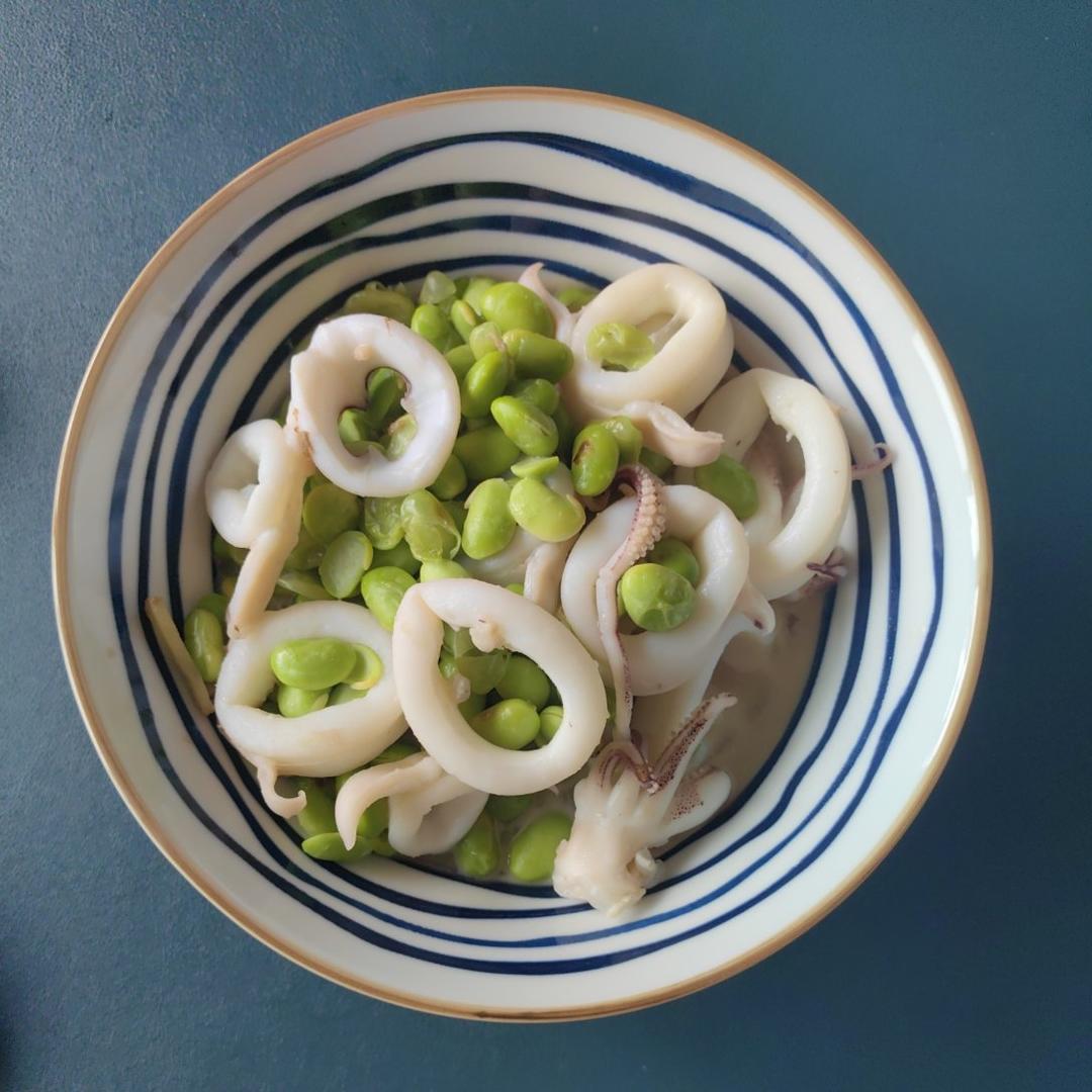 毛豆鱿鱼