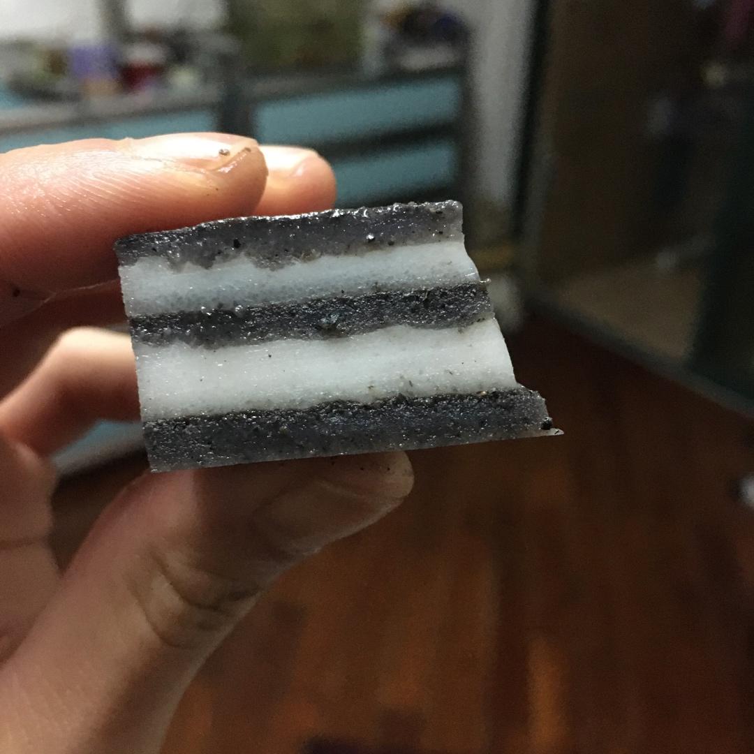 黑芝麻椰汁千层马蹄糕