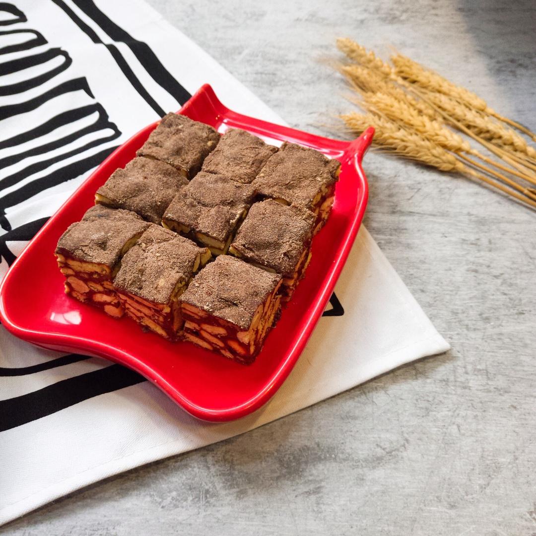 w __ xy做的巧克力雪花酥