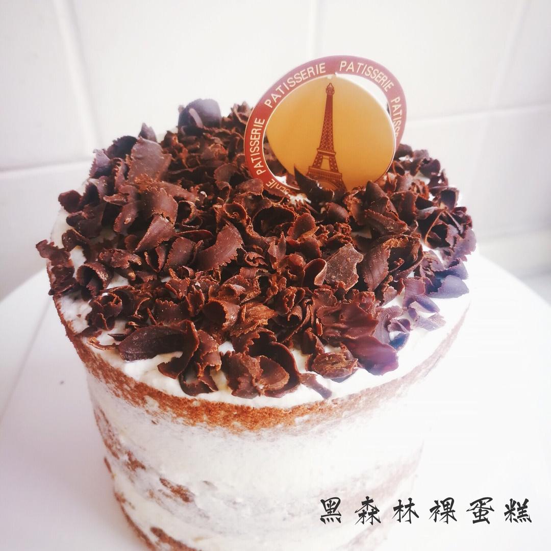 6寸可可戚风 黑森林