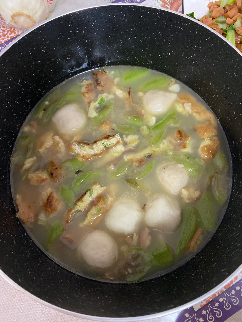 味道鲜美的丝瓜汤