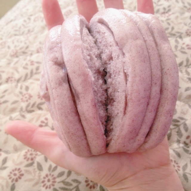 紫薯花卷