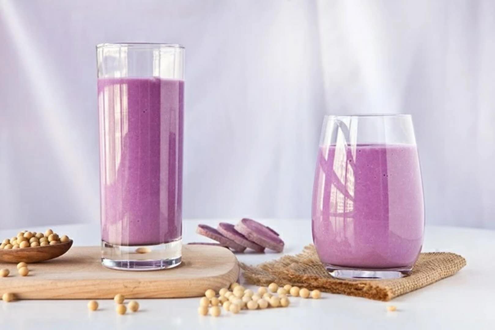 紫薯燕麦豆浆--有益肠道健康（Vitamix版）的做法